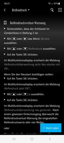 BA Mopf Reifendruckverlust-Warnung
