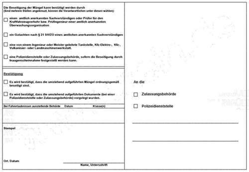 Mängelkarte Weiterbildung Polizei NRW