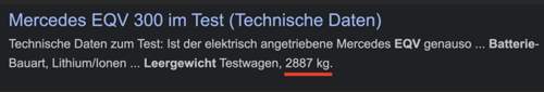 Beachte Leergewicht!