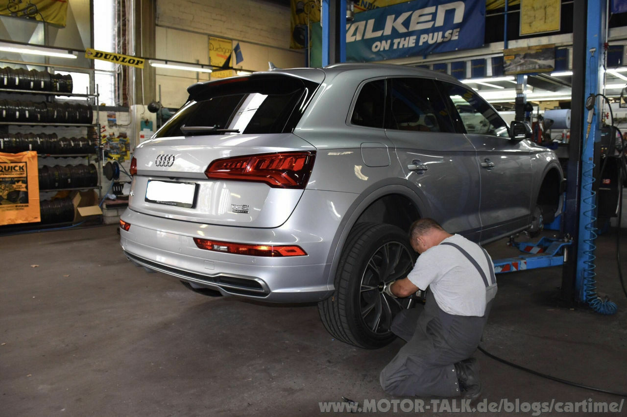 Reifenstory Goodyear Eagle F1 Asymmetric 3 SUV 1/2 - Besuch in der Werkstatt von Quick + Reifeninfo