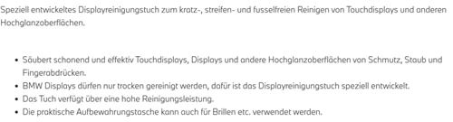 BMW Reinigungstuch