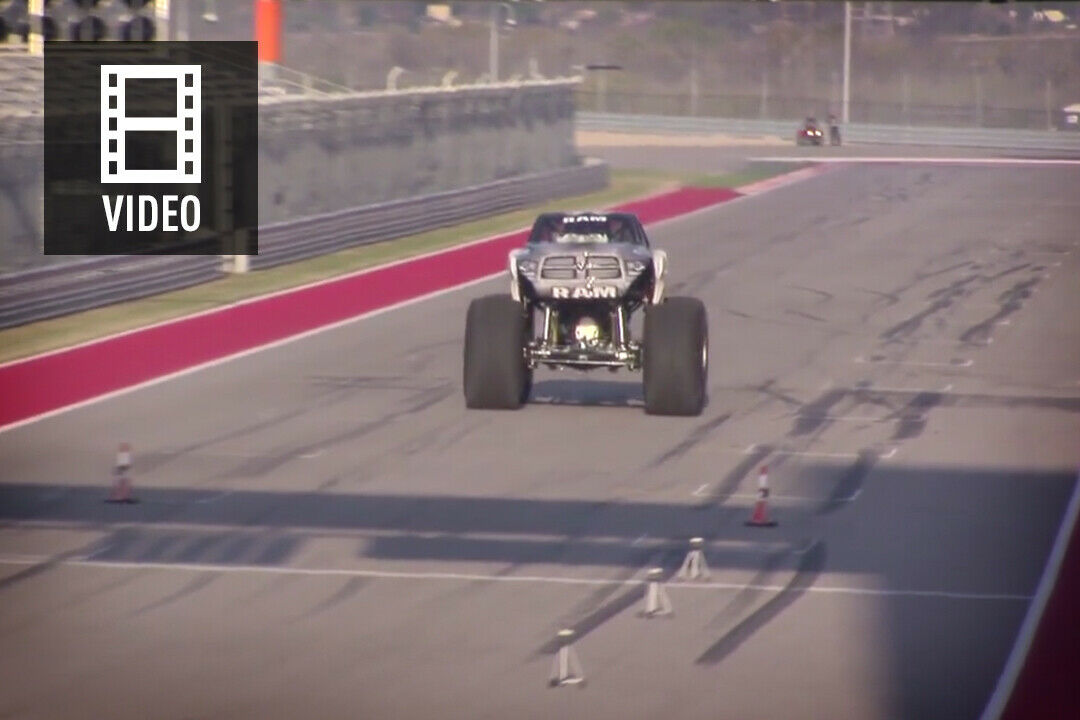 Rekord: 160 km/h im Monster-Truck