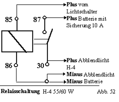 H4-relaisschaltung
