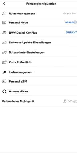 So sollte es mit Personal Mode aussehen