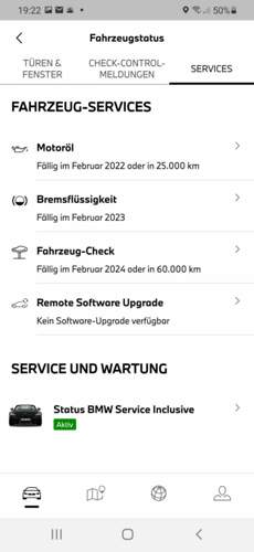 MyBMW App Services