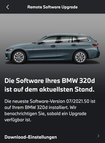 Meldung der App