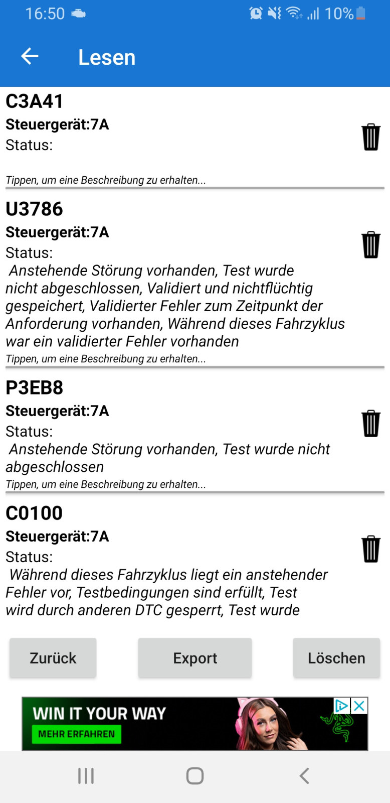 Renault Clio 2 1.2 16v 75Ps Einstellmaße der Ventile