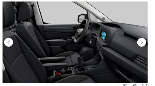 Caddy Cargo mit Ergo Aktiv Sitzen