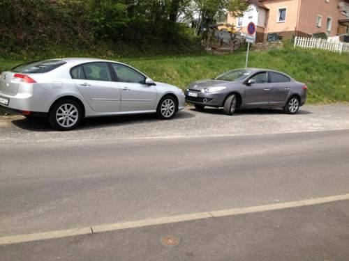 Fast gleiche Größe der Laguna 3 und der Fluence 2.0