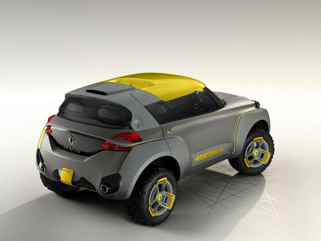 Der Kwid kommt mit 1,2-Liter-Turbobenziner und Doppelkupplungsgetriebe, kann aber auch Elektromotor und Batterien aufnehmen