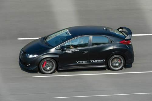 Mit dem Spoiler zum Erfolg: Der Civic Type-R soll schneller fahren als seinerzeit der Honda NSX-R