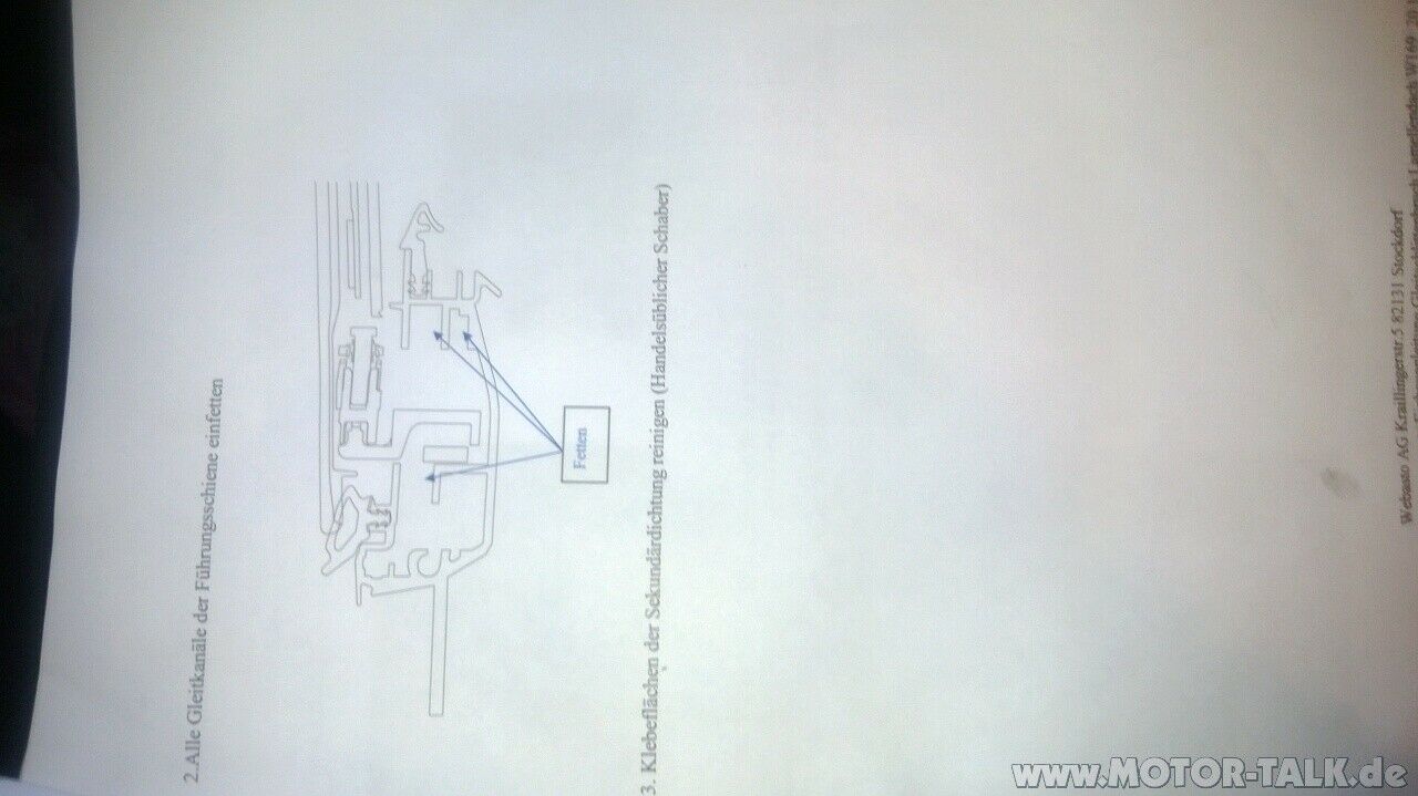 Reparatur Lamellendach durch Fremdfirma