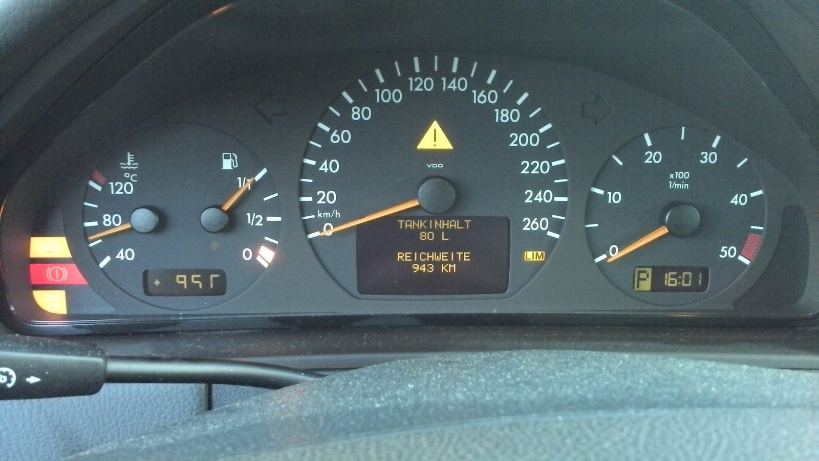 Reserveanzeige beim G55 AMG