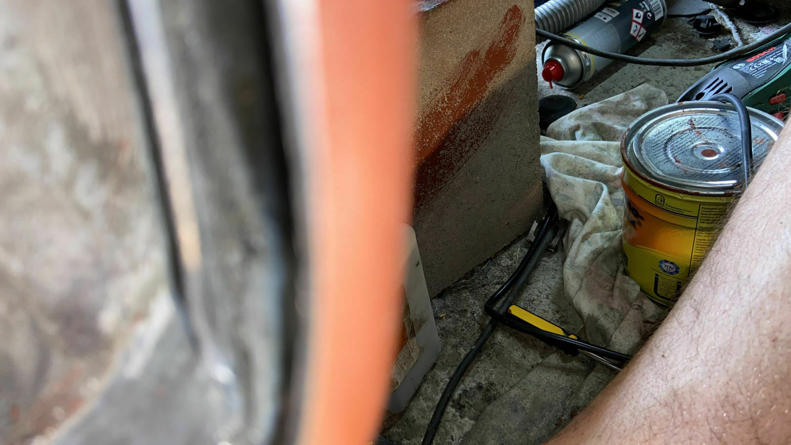 Restauration meines cc hat begonnen.