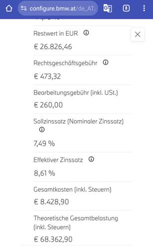 Zinssatz Select Leasing iX1