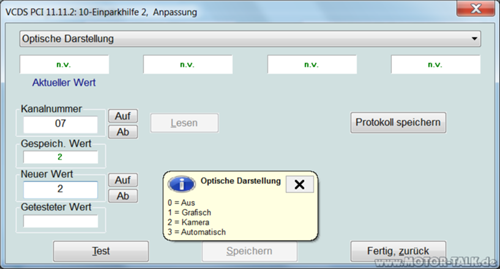 Einparkhilfe