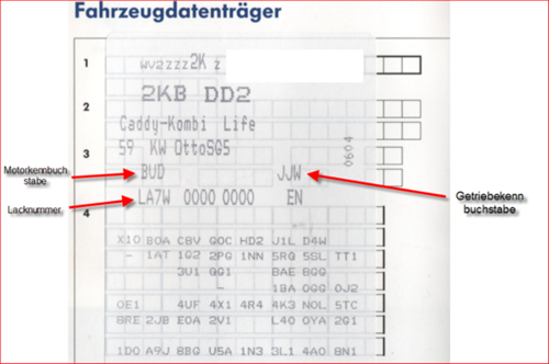 Fahrzeugdatenträger