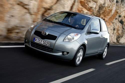Vom Fensterheber-Rückruf betroffen: Yaris-Modelle der zweiten Generation