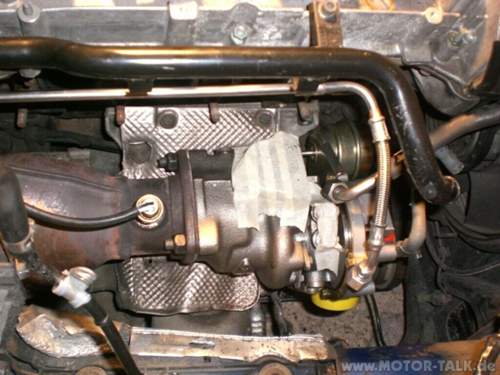 Motorraum im moment