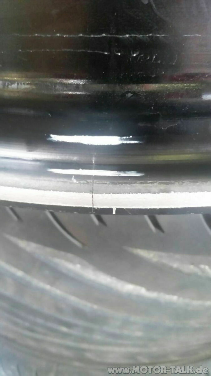Risse in 22" Felgen am W164 ML420