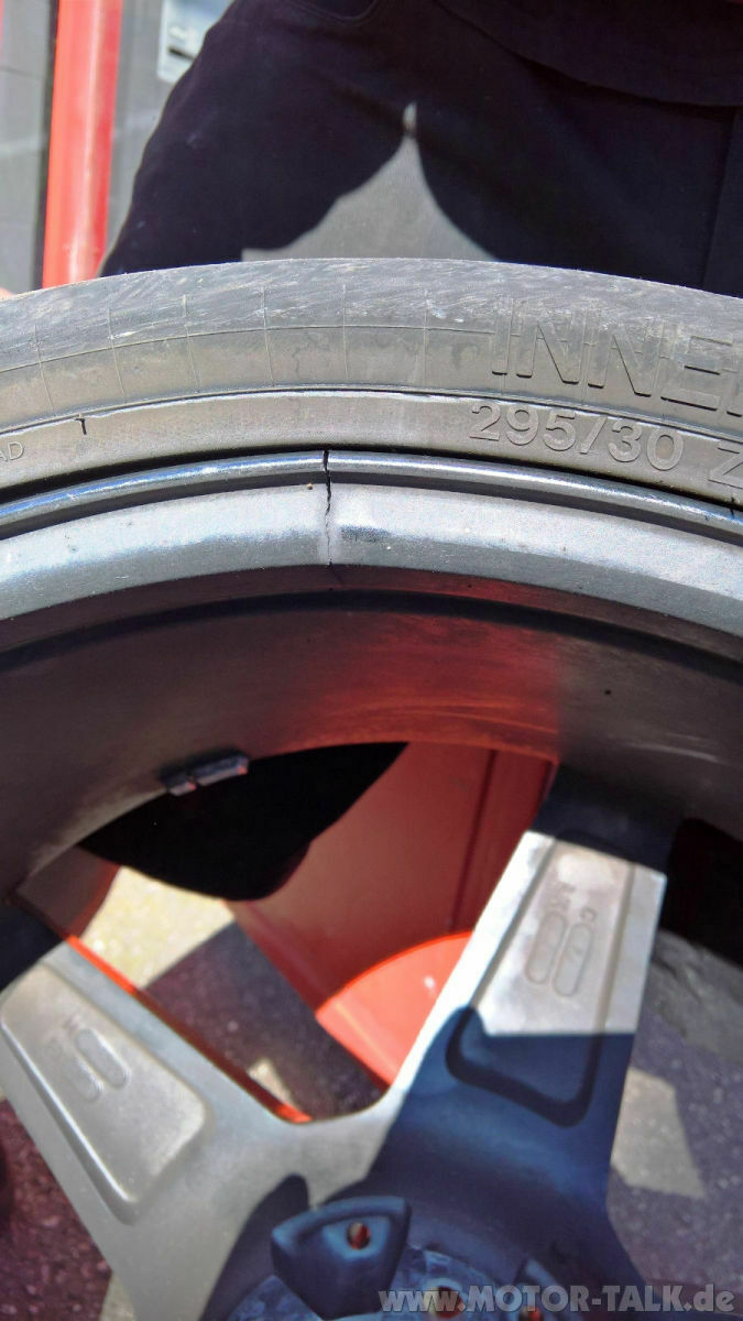 Risse in 22" Felgen am W164 ML420