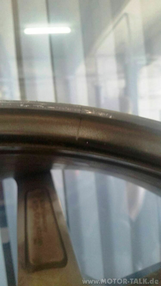 Risse in 22" Felgen am W164 ML420