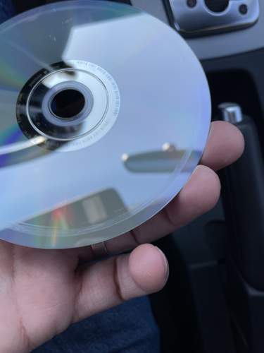 Ausgangssituation Verkratzte DVD