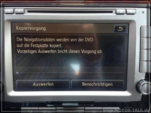 Während dem Kopieren der Daten auf HD