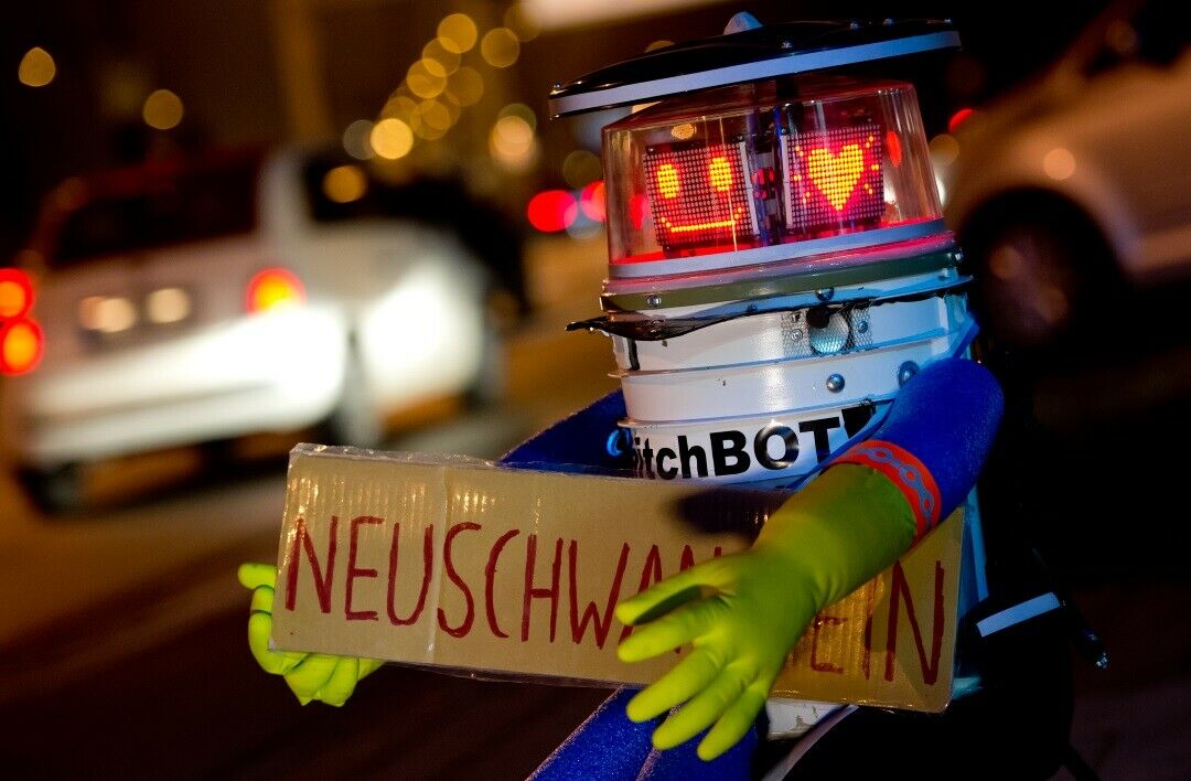 Hitchbot beim Trampen