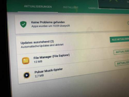 Man beachte die verpixelte Darstellung