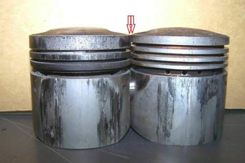 Kolbenhöhen