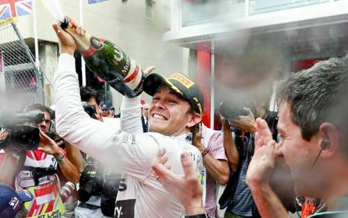Nico Rosberg nach seinem (Heim-) Sieg beim Monaco Grand Prix