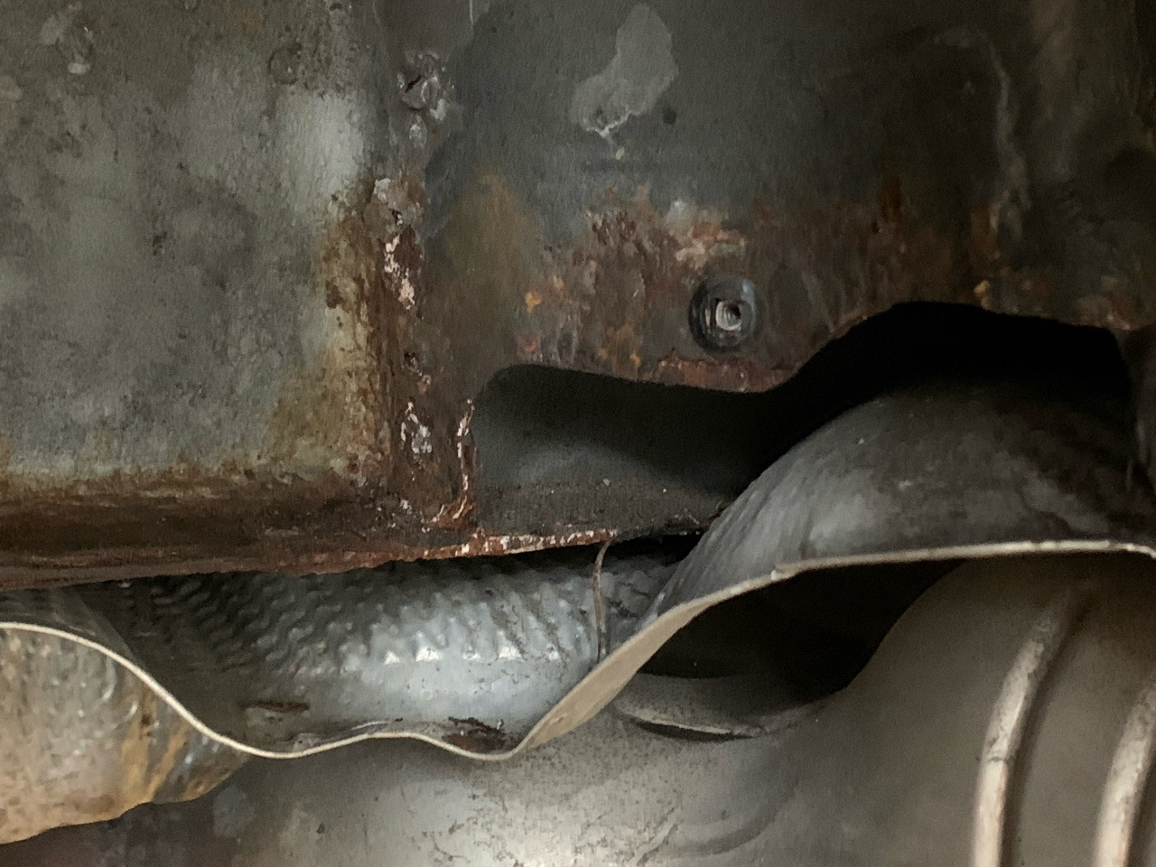 Rost am Unterboden