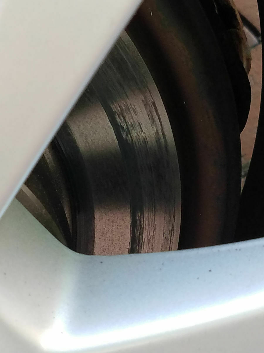 Rost an Bremsscheibe hinten