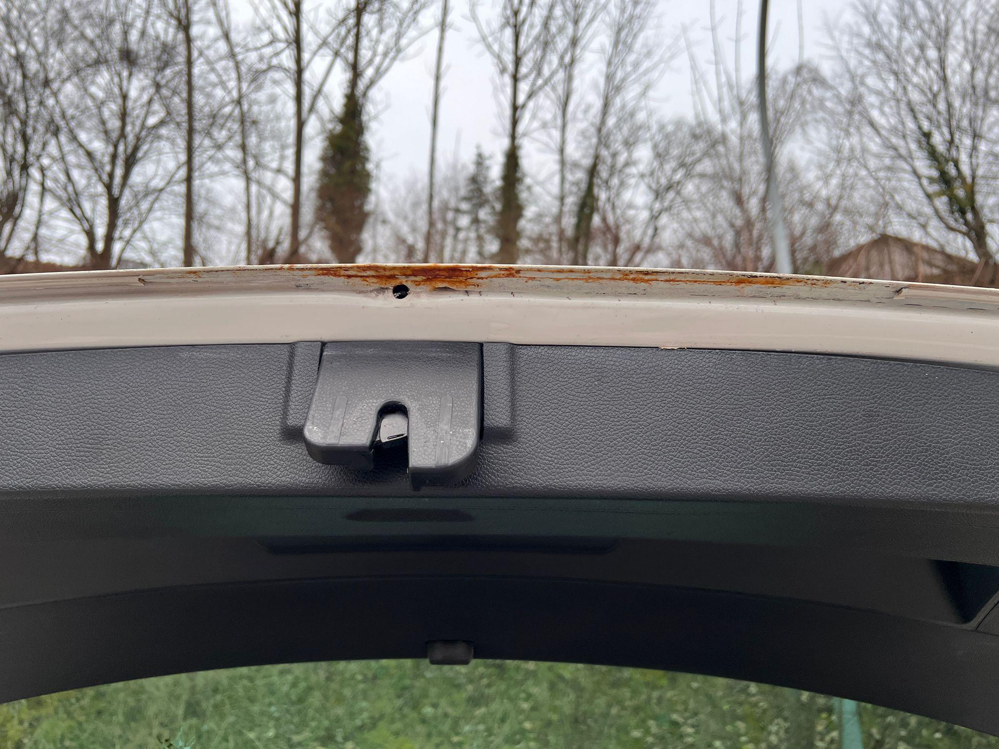 Rostbefreieung am Heck