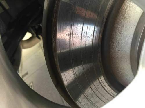 Bremsscheibe Links hinten