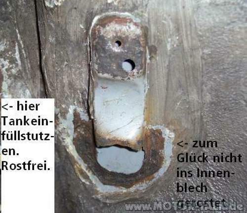 Roststelle-tank