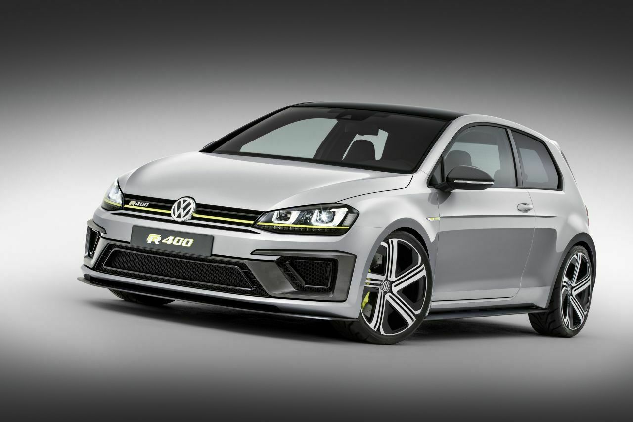 Der serienmäßige Golf R holt 300 PS aus einem Zweiliter-Vierzylinder. Da geht mehr, dachte sich VW - und zeigt in Peking den Golf R 400