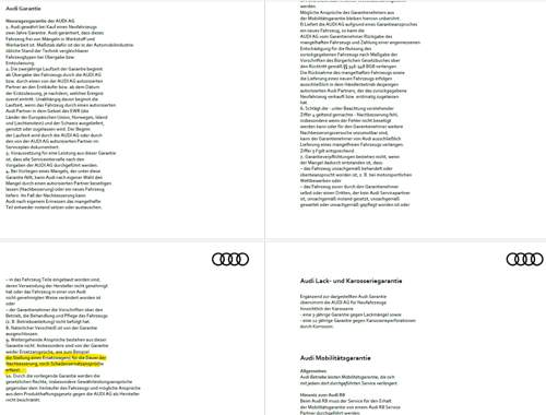 Audi-garantie