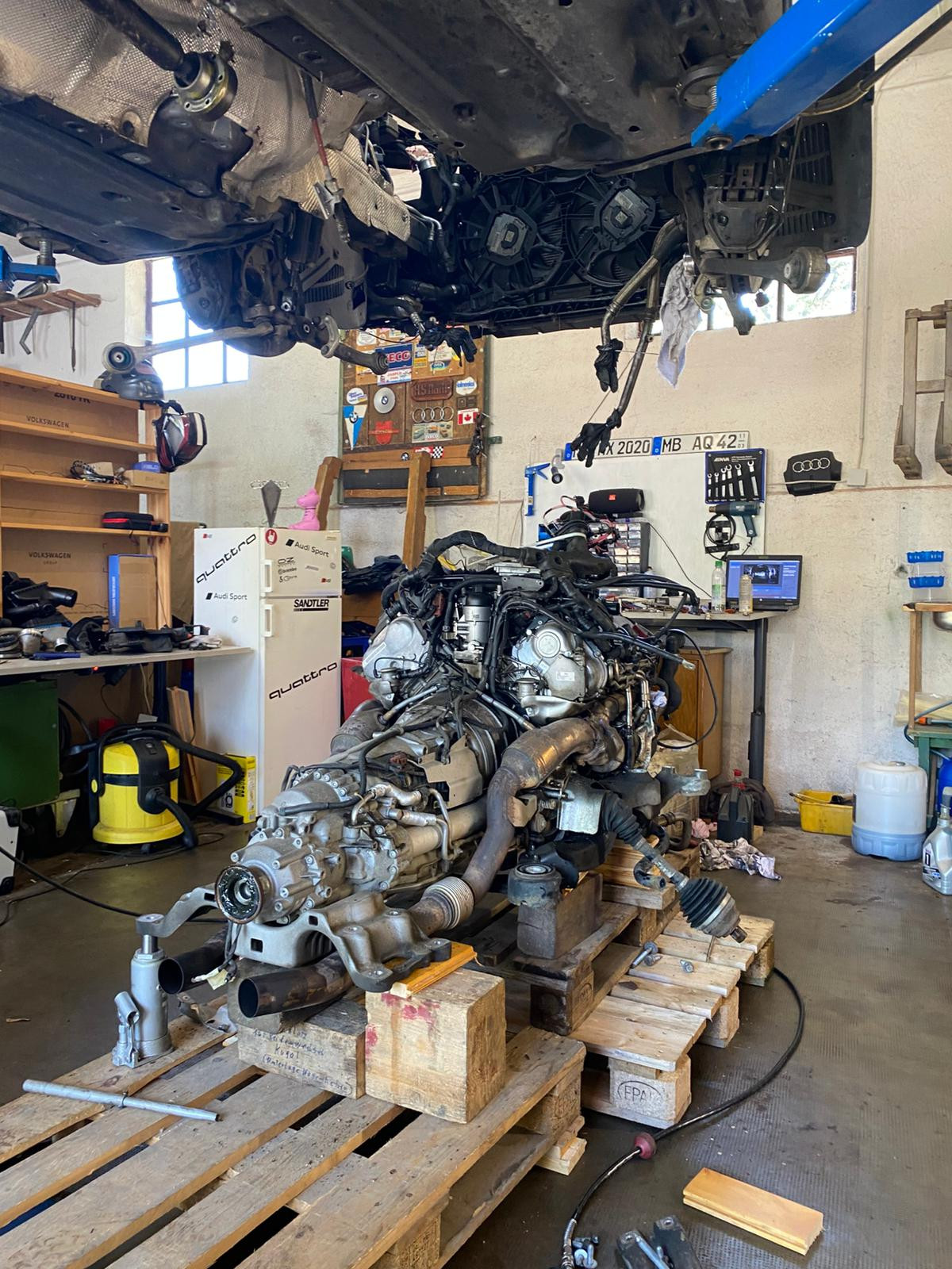 RS6 V10 Motor Ausbau Checkliste