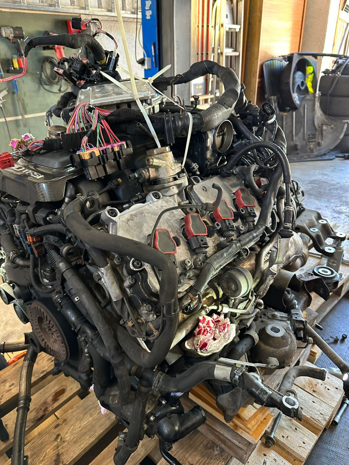 RS6 V10 Motor Ausbau Checkliste