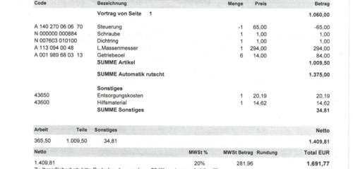 Rechnung