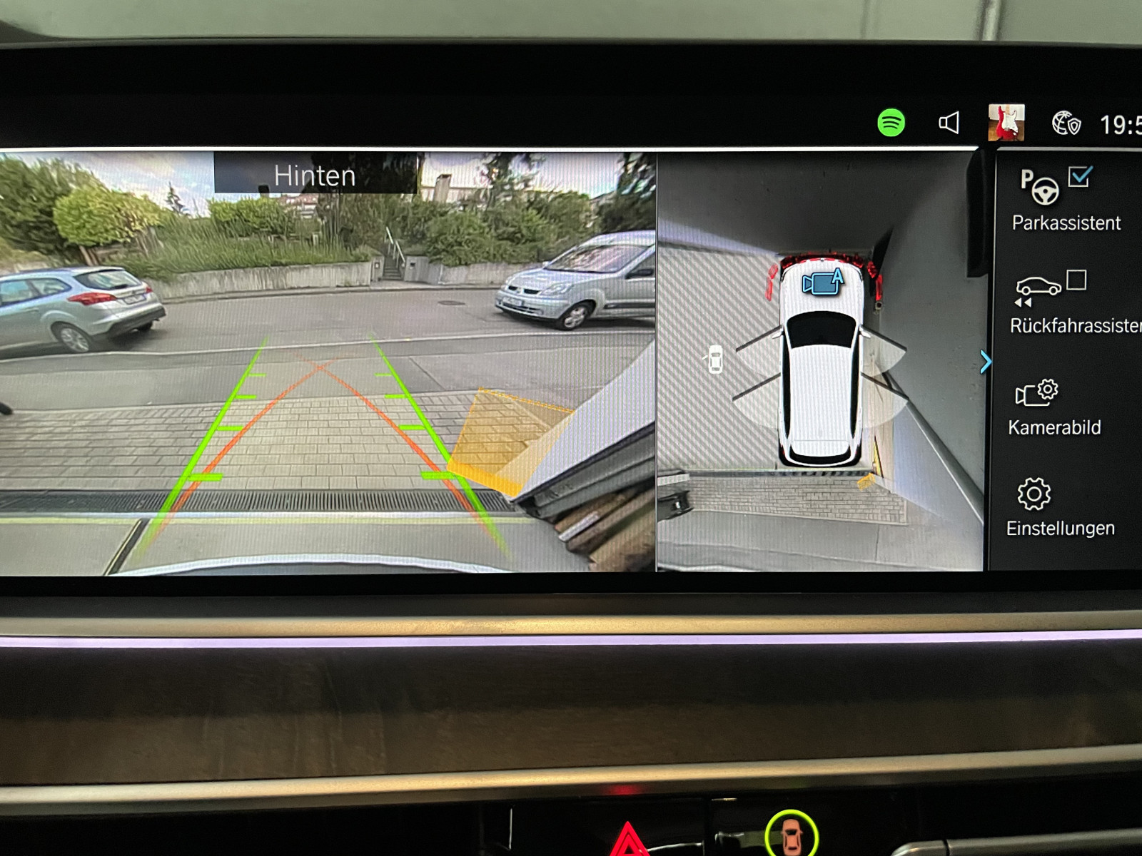 Rückfahrkamera - automatischer Start PDC im Automatikmodus