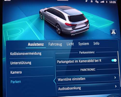 "Parkangebot bei Kamerabild R wegdrücken