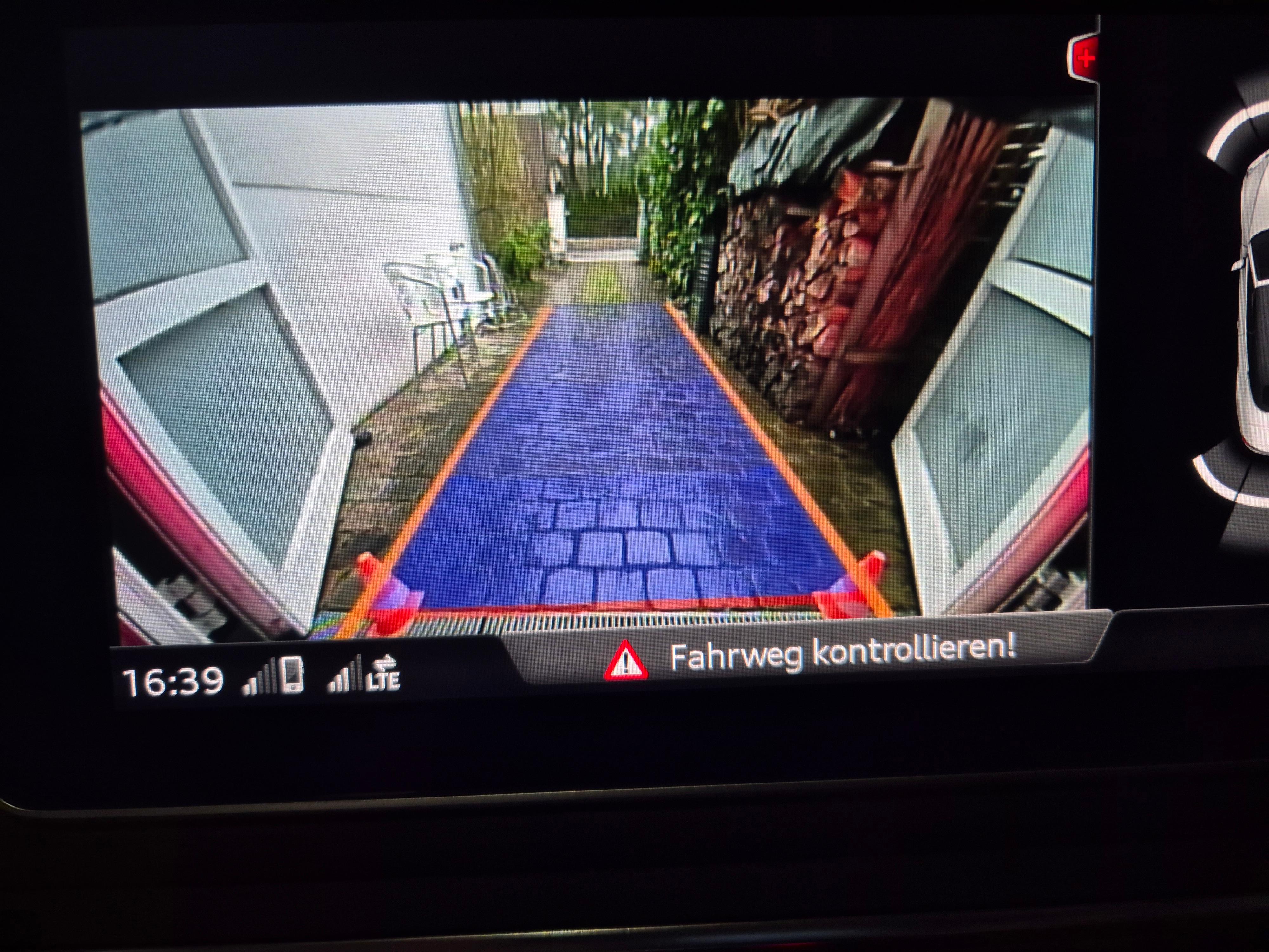 Rückfahrkamera fehlende 35cm! > Nachrüstung