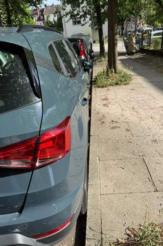 Seitenansicht Parken