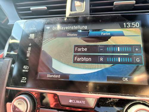 Display-Einstellungen Farbe
