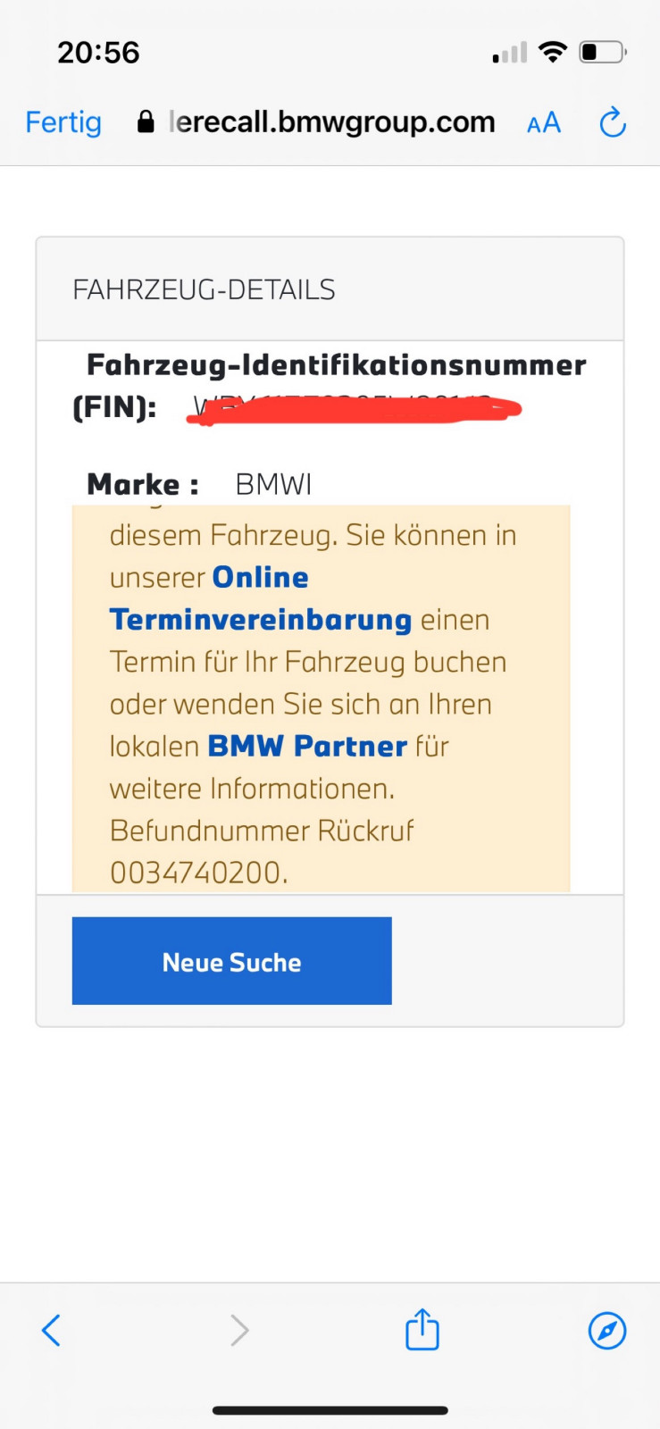 Rückruf 0034670200/STOP024983: Integriertes Bremssystem ersetzen