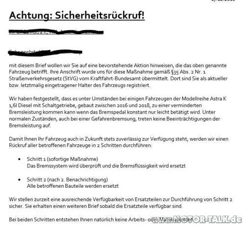 Rueckruf