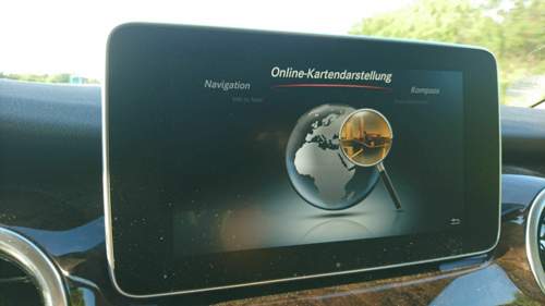 Navi Comand Online Kartendarstellung